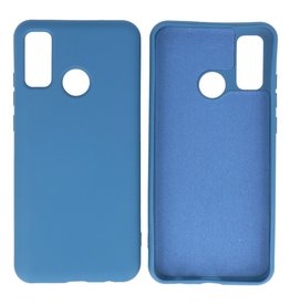 Carcasa de TPU en color de moda para Huawei P Smart 2020 Azul marino