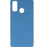 Carcasa de TPU en color de moda para Huawei P Smart 2020 Azul marino
