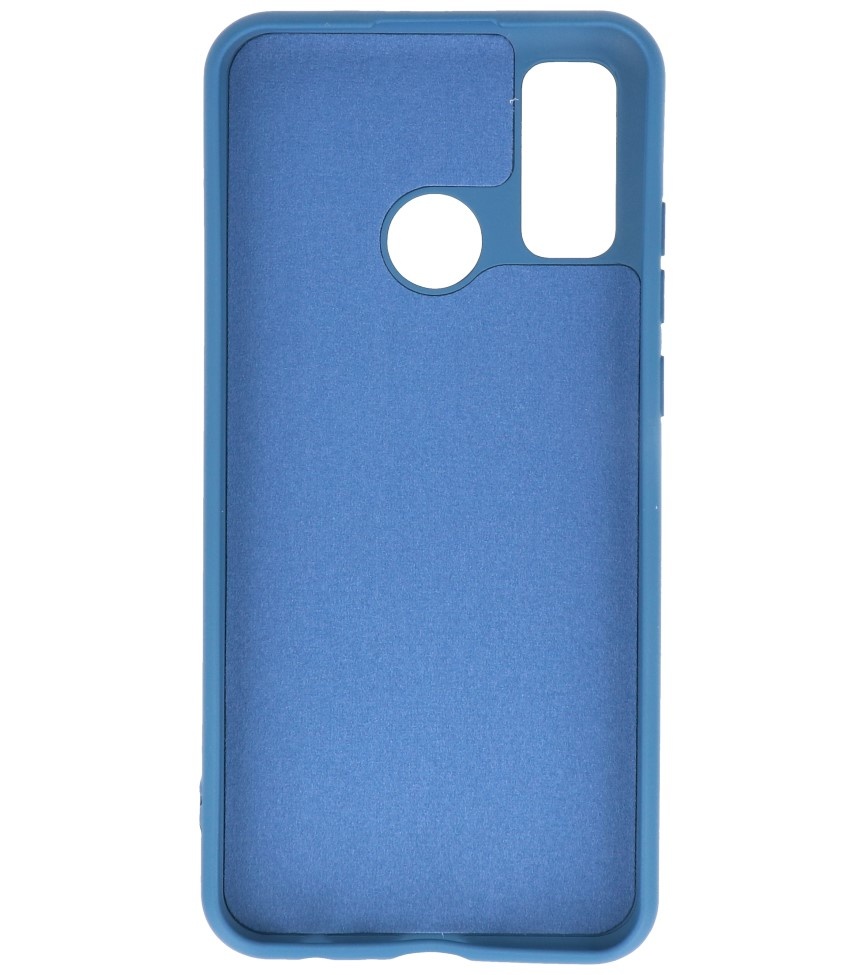 Carcasa de TPU en color de moda para Huawei P Smart 2020 Azul marino