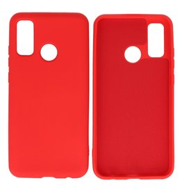 Carcasa de TPU Color Moda para Huawei P Smart 2020 Rojo