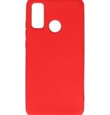 Carcasa de TPU Color Moda para Huawei P Smart 2020 Rojo