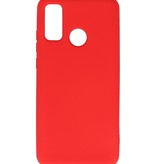 Fashion Color TPU Cover Huawei P Smart 2020 Rød