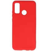 Fashion Color TPU Cover Huawei P Smart 2020 Rød