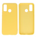Carcasa de TPU Color Moda para Huawei P Smart 2020 Amarillo