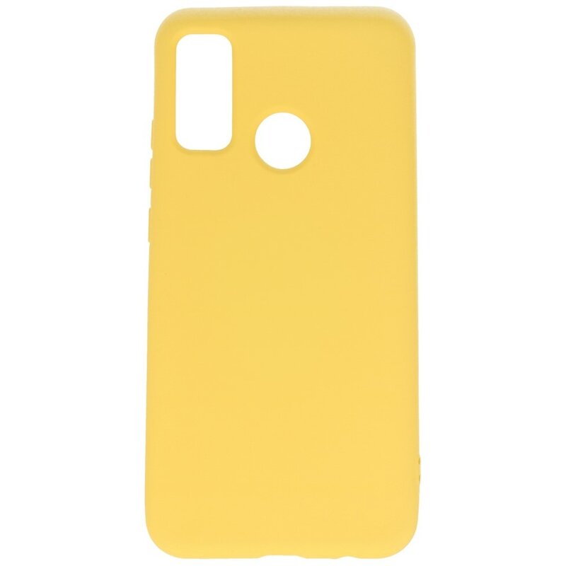 Cover in TPU Fashion Color Huawei P Smart 2020 Giallo