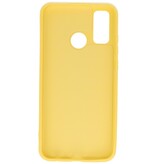 Carcasa de TPU Color Moda para Huawei P Smart 2020 Amarillo