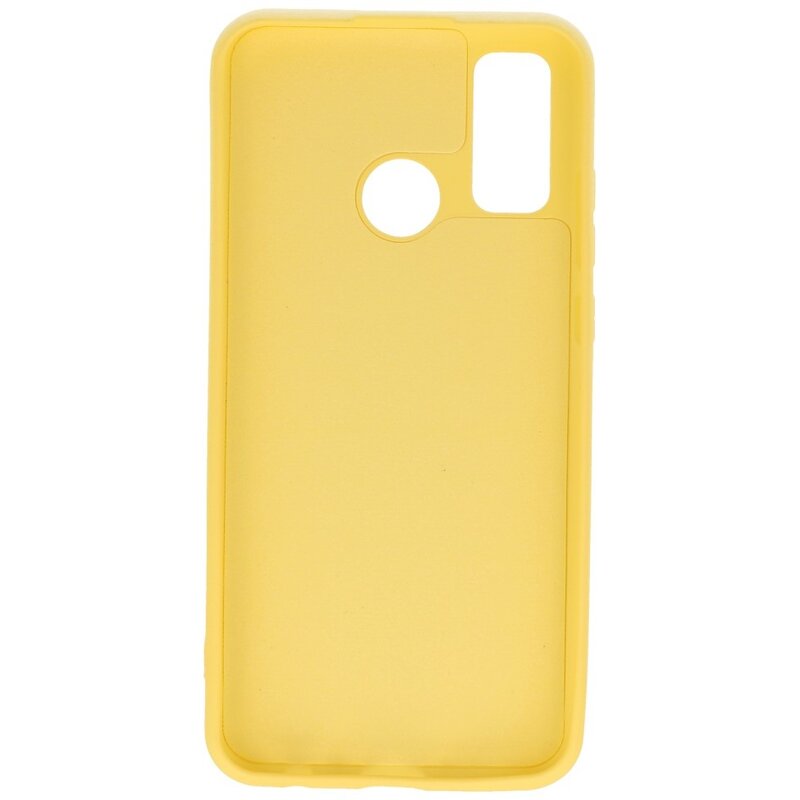 Cover in TPU Fashion Color Huawei P Smart 2020 Giallo