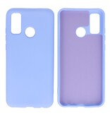 2.0mm Dikke Fashion Color TPU Hoesje Huawei P Smart 2020 Paars