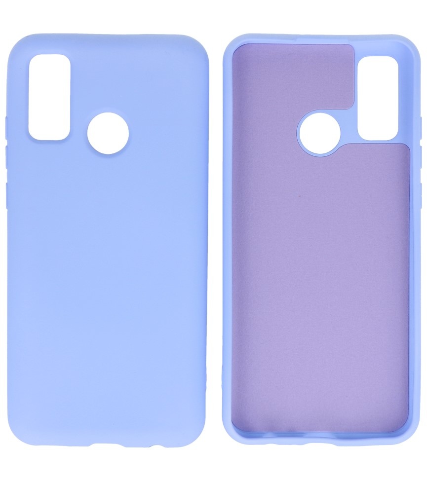 Carcasa de TPU en color de moda Huawei P Smart 2020 Morado