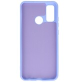 Carcasa de TPU en color de moda Huawei P Smart 2020 Morado