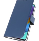 Custodia a portafoglio Cover per Samsung Galaxy A11 Navy