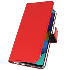 Étuis portefeuille pour Samsung Galaxy A11 Rouge