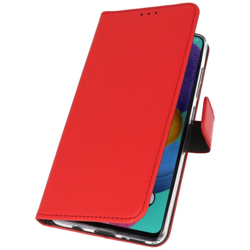 Wallet Cases Hoesje voor Samsung Galaxy A11 Rood