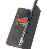 Brieftasche Hülle für Samsung Galaxy A21 Schwarz