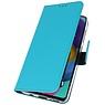 Custodia a portafoglio Cover per Samsung Galaxy A21 blu