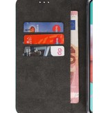Wallet Cases Hoesje voor Samsung Galaxy A21 Blauw