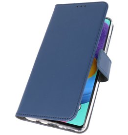 Wallet Cases Hoesje voor Samsung Galaxy A21 Navy