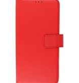 Étuis Portefeuille pour Samsung Galaxy A21 Rouge