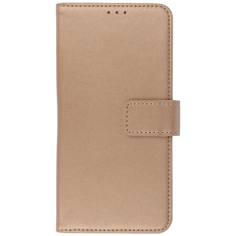 Wallet Cases Hoesje voor Samsung Galaxy A31 Goud