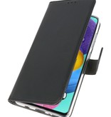 Custodia a portafoglio Cover per Samsung Galaxy A70e nera