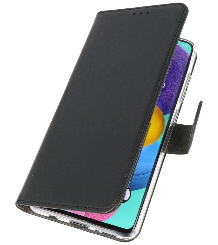 Custodia a portafoglio Cover per Samsung Galaxy A90 nera