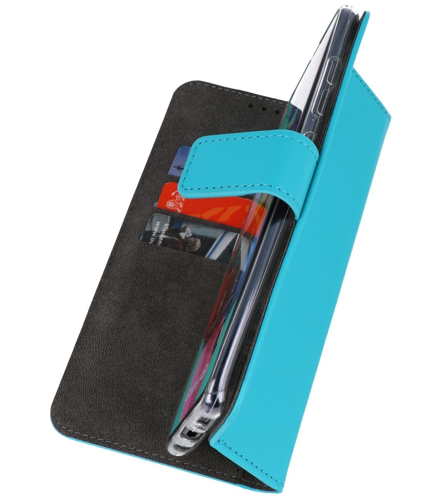 Wallet Cases Hoesje voor Huawei P40 Pro Blauw