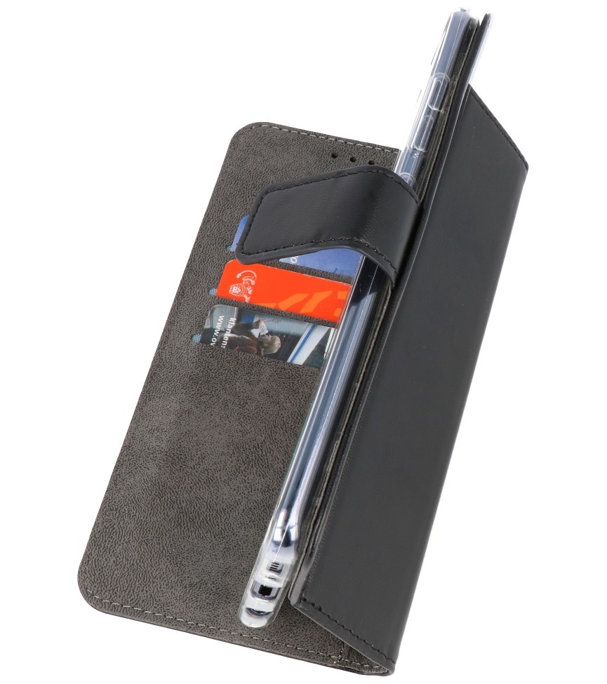 Brieftasche Hülle für Xiaomi Mi 9T Schwarz