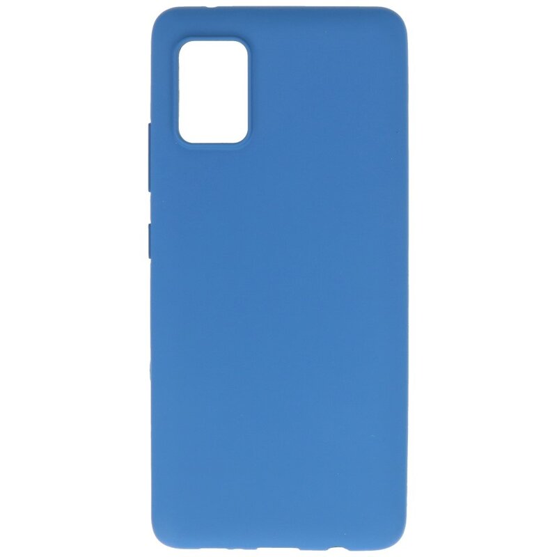 Farbige TPU-Hülle für Samsung Galaxy A31 Navy