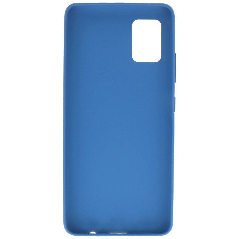 Farbige TPU-Hülle für Samsung Galaxy A31 Navy