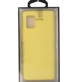 Carcasa de TPU en color para Samsung Galaxy A31 Amarillo