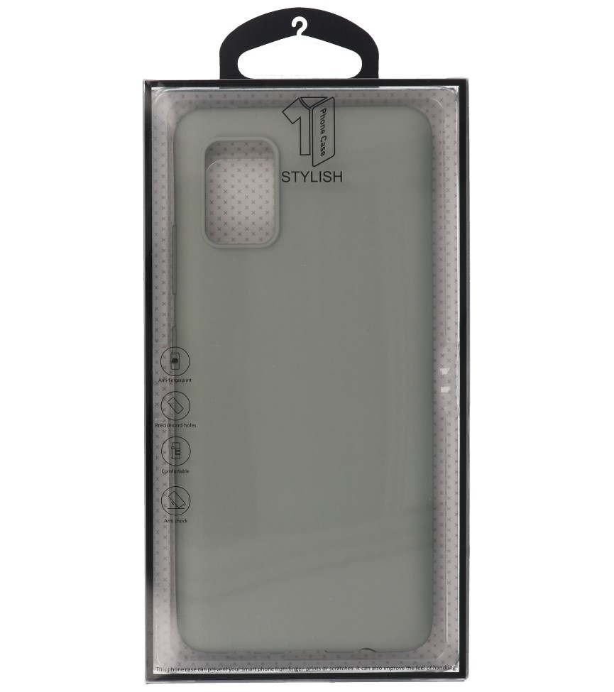 Carcasa de TPU en color para Samsung Galaxy A31 Gris