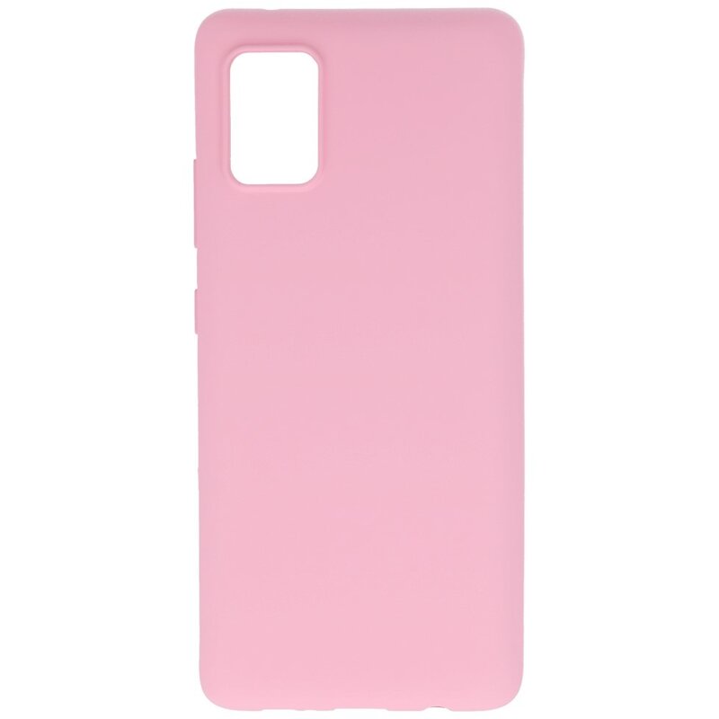 Custodia in TPU a colori per Samsung Galaxy A31 rosa