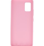 Farbige TPU-Hülle für Samsung Galaxy A31 Pink