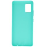 Custodia in TPU a colori per Samsung Galaxy A31 turchese