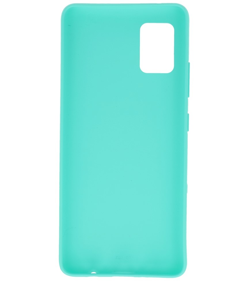 Color TPU Case for Samsung Galaxy A31 Turquoise