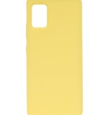 Color TPU Case for Samsung Galaxy A41 Yellow