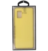 Coque en TPU couleur pour Samsung Galaxy A41 Jaune