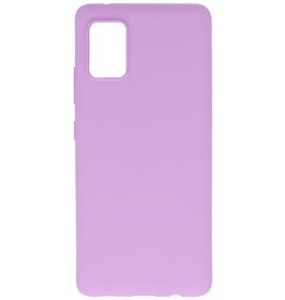 Farbige TPU-Hülle für Samsung Galaxy A41 Lila