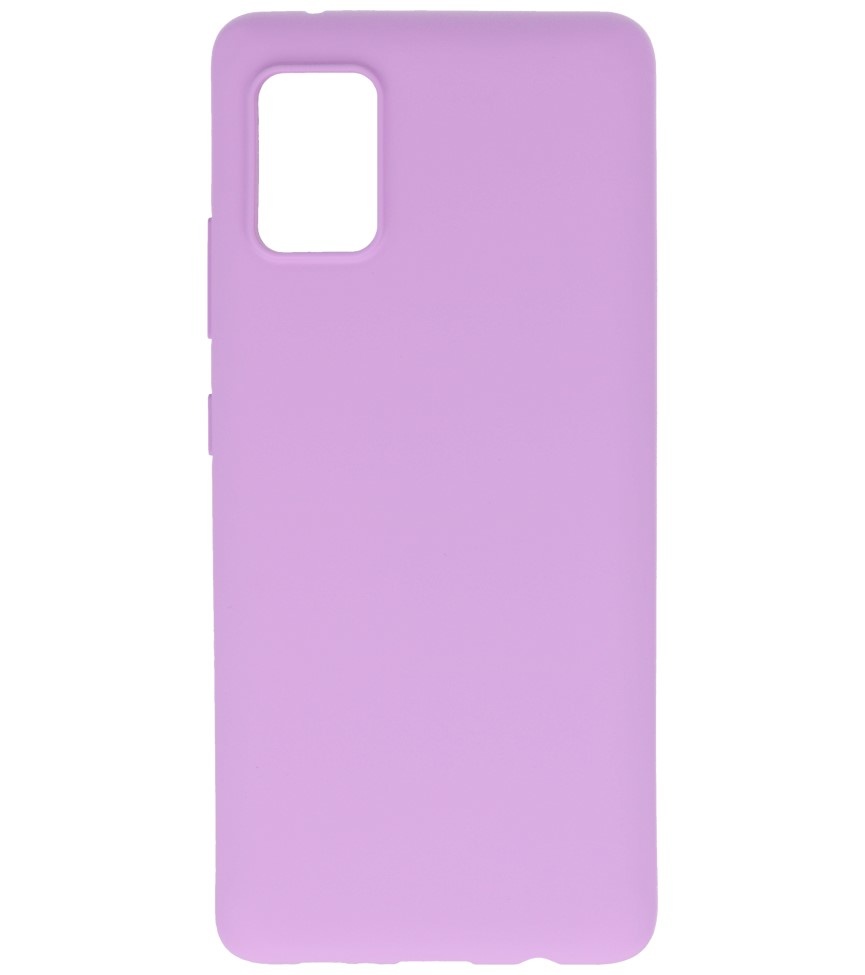 Custodia in TPU a colori per Samsung Galaxy A41 Viola