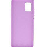 Carcasa de TPU en color para Samsung Galaxy A41 Morada