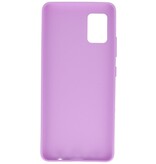 Coque en TPU couleur pour Samsung Galaxy A41 Violet