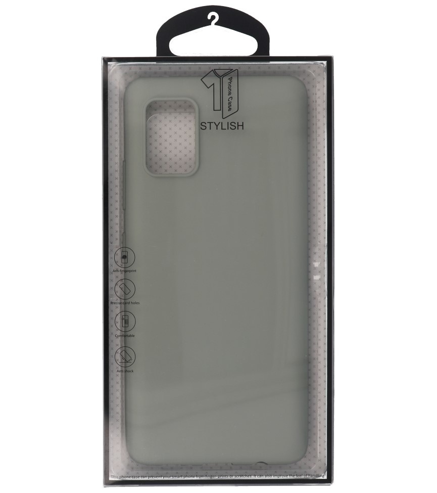 Farbige TPU-Hülle für Samsung Galaxy A41 Grau