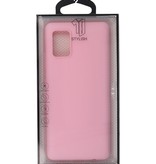 Farbige TPU-Hülle für Samsung Galaxy A41 Pink