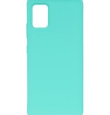 Farvet TPU-etui til Samsung Galaxy A41 Turkis