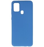 Carcasa de TPU en color para Samsung Galaxy A21s Azul marino