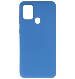 Carcasa de TPU en color para Samsung Galaxy A21s Azul marino