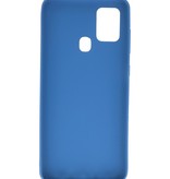 Color TPU Case for Samsung Galaxy A21s Navy