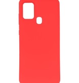 Custodia in TPU a colori per Samsung Galaxy A21s Red