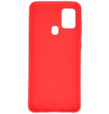 Custodia in TPU a colori per Samsung Galaxy A21s Red