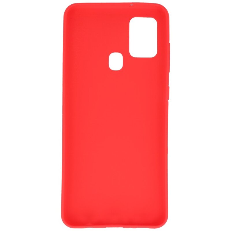 Custodia in TPU a colori per Samsung Galaxy A21s Red